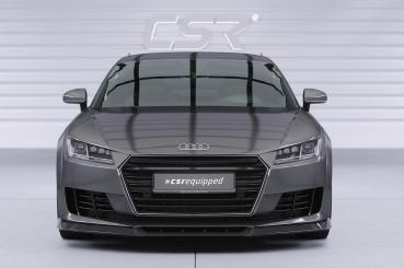 CSR Frontspoiler | Cup-Spoilerlippe mit ABE für Audi TT FV/8S CSL835-S schwarz matt strukturiert (keine Lackierung erforderlich)