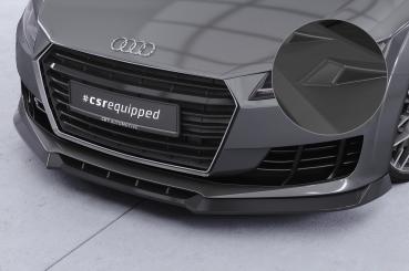 CSR Frontspoiler | Cup-Spoilerlippe mit ABE für Audi TT FV/8S CSL835-L schwarz matt (Lackierung erforderlich)