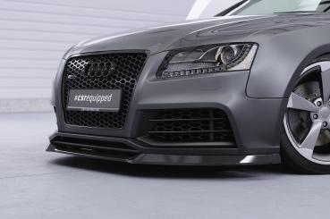 CSR Frontspoiler | Cup-Spoilerlippe mit ABE für Audi RS5 (8T) CSL837-G Glossy schwarz Hochglanz (keine Lackierung erforderlich)