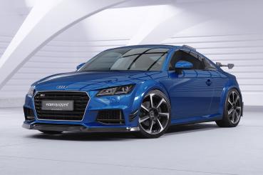 CSR Frontspoiler | Cup-Spoilerlippe mit ABE für Audi TT FV/8S CSL840-L schwarz matt (Lackierung erforderlich)