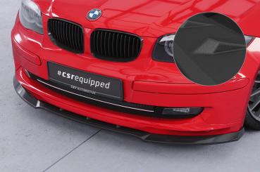 CSR Frontspoiler | Cup-Spoilerlippe mit ABE für BMW 1er E81 / E87 CSL841-S schwarz matt strukturiert (keine Lackierung erforderlich)