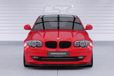 CSR Frontspoiler | Cup-Spoilerlippe mit ABE für BMW 1er E81 / E87 CSL841-L schwarz matt (Lackierung erforderlich)