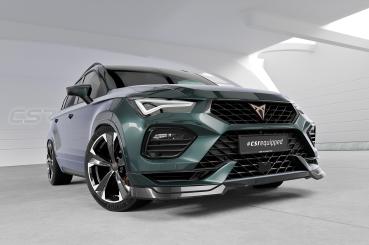 CSR Frontspoiler | Cup-Spoilerlippe mit ABE für Cupra Ateca (Typ 5FP, KH7) CSL842-L schwarz matt (Lackierung erforderlich)