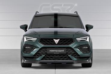 CSR Frontspoiler | Cup-Spoilerlippe mit ABE für Cupra Ateca (Typ 5FP, KH7) CSL842-L schwarz matt (Lackierung erforderlich)