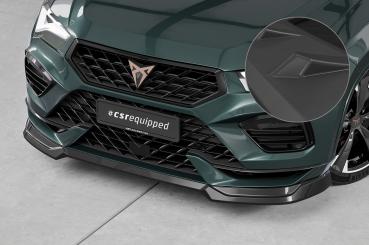 CSR Frontspoiler | Cup-Spoilerlippe mit ABE für Cupra Ateca (Typ 5FP, KH7) CSL842-L schwarz matt (Lackierung erforderlich)