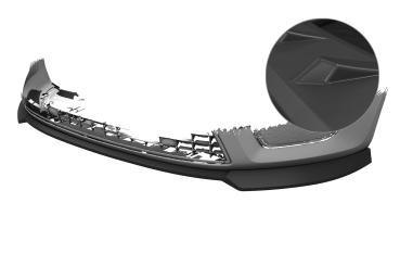 CSR Frontspoiler | Cup-Spoilerlippe mit ABE für Ford Mondeo MK4 (BA7) CSL844-L schwarz matt (Lackierung erforderlich)