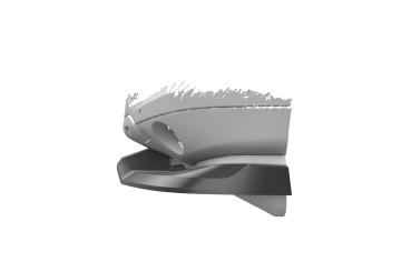 CSR Frontspoiler | Cup-Spoilerlippe mit ABE für Porsche Cayenne (Typ 9PA) CSL849-C Carbon Look Hochglanz (keine Lackierung erforderlich)