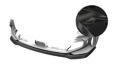 CSR Frontspoiler | Cup-Spoilerlippe mit ABE für Seat Arona FR CSL850-G Glossy schwarz Hochglanz (keine Lackierung erforderlich)