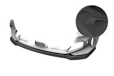 CSR Frontspoiler | Cup-Spoilerlippe mit ABE für Seat Arona FR CSL850-L schwarz matt (Lackierung erforderlich)
