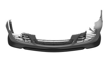CSR Frontspoiler | Cup-Spoilerlippe mit ABE für Porsche 911/996 CSL852-C Carbon Look glänzend (keine Lackierung erforderlich)