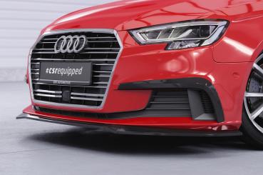 CSR Frontspoiler | Cup-Spoilerlippe mit ABE für Audi A3 8V CSL857-K Kupfer matt (keine Lackierung erforderlich)