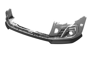 CSR Frontspoiler | Cup-Spoilerlippe mit ABE für Audi A8 D5 (Typ 4N/F8) CSL863-L schwarz matt (Lackierung erforderlich)