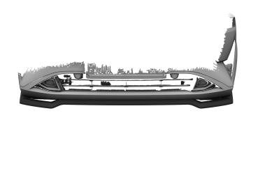 CSR Frontspoiler | Cup-Spoilerlippe mit ABE für Nissan Qashqai (J12) CSL866-L schwarz matt (Lackierung erforderlich)