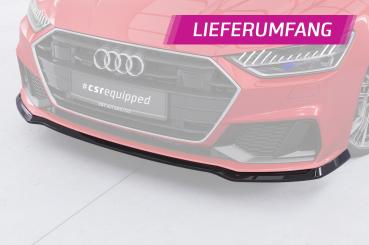 CSR Frontspoiler | Cup-Spoilerlippe mit ABE für Audi A7 / S7 C8 (Typ 4K/F2) CSL868-K Kupfer matt (keine Lackierung erforderlich)