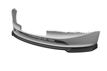 CSR Frontspoiler | Cup-Spoilerlippe mit ABE für Tesla Model 3 CSL869-M Carbon Look matt strukturiert (keine Lackierung erforderlich)
