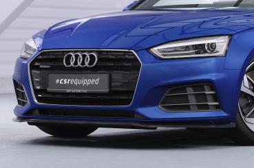 CSR Frontspoiler | Cup-Spoilerlippe mit ABE für Audi A5 (F5) CSL873-G Glossy schwarz Hochglanz (keine Lackierung erforderlich)