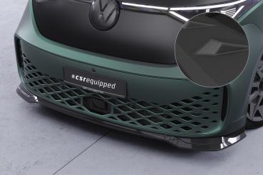 CSR Frontspoiler | Cup-Spoilerlippe mit ABE für VW ID. Buzz CSL875-S schwarz matt strukturiert (keine Lackierung erforderlich)