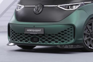 CSR Frontspoiler | Cup-Spoilerlippe mit ABE für VW ID. Buzz CSL875-G Glossy schwarz Hochglanz (keine Lackierung erforderlich)
