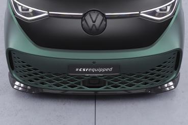 CSR Frontspoiler | Cup-Spoilerlippe mit ABE für VW ID. Buzz CSL875-G Glossy schwarz Hochglanz (keine Lackierung erforderlich)