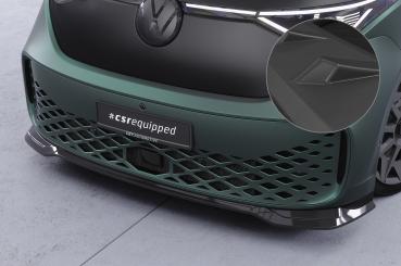 CSR Frontspoiler | Cup-Spoilerlippe mit ABE für VW ID. Buzz CSL875-L schwarz matt (Lackierung erforderlich)
