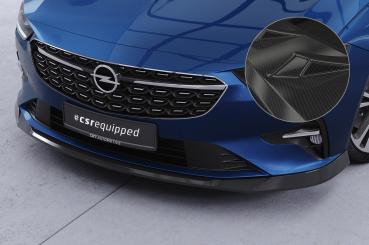 CSR Frontspoiler | Cup-Spoilerlippe mit ABE für Opel Insignia B CSL882-C Carbon Look Hochglanz (keine Lackierung erforderlich)