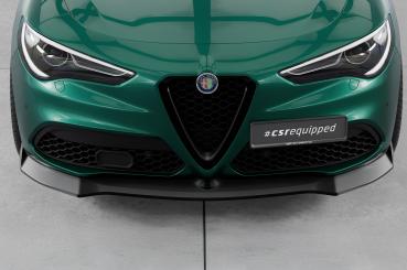 CSR Frontspoiler | Cup-Spoilerlippe mit ABE für Alfa Romeo Stelvio CSL886-L schwarz matt (Lackierung erforderlich)