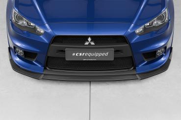 CSR Frontspoiler | Cup-Spoilerlippe mit ABE für Mitsubishi Lancer Evolution X CSL887-M Carbon Look matt strukturiert (keine Lackierung erforderlich)