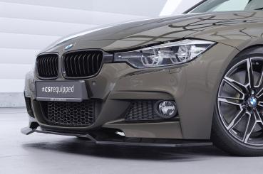 CSR Frontspoiler | Cup-Spoilerlippe mit ABE für BMW 3er F30 / F31 CSL892-S Strukturiert schwarz matt (keine Lackierung erforderlich)