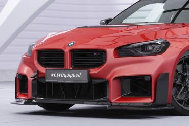 CSR Frontspoiler | Cup-Spoilerlippe mit ABE für BMW M2 G87 CSL894-C Carbon Look Hochglanz (keine Lackierung erforderlich)