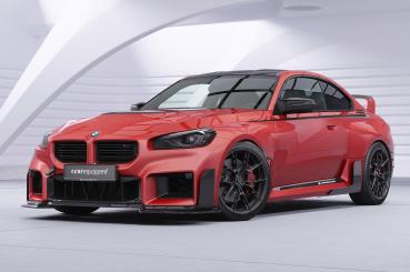 CSR Frontspoiler | Cup-Spoilerlippe mit ABE für BMW M2 G87 CSL894-C Carbon Look Hochglanz (keine Lackierung erforderlich)