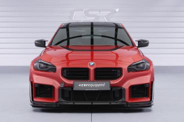 CSR Frontspoiler | Cup-Spoilerlippe mit ABE für BMW M2 G87 CSL894-C Carbon Look Hochglanz (keine Lackierung erforderlich)