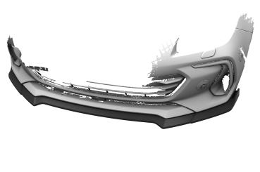 CSR Frontspoiler | Cup-Spoilerlippe mit ABE für Subaru BRZ 2 CSL900-G Glossy schwarz glänzend (keine Lackierung erforderlich)