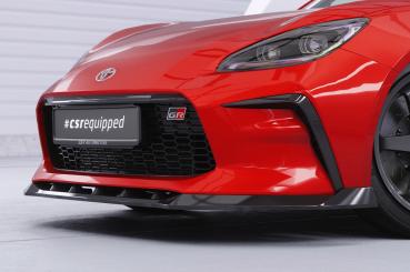 CSR Frontspoiler | Cup-Spoilerlippe mit ABE für Toyota GR86 CSL901-C Carbon Look glänzend (keine Lackierung erforderlich)