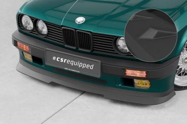 CSR Frontspoiler | Cup-Spoilerlippe mit ABE für BMW 3er E30 Coupe CSL906-S schwarz matt strukturiert (keine Lackierung erforderlich)