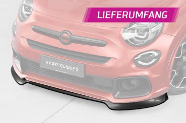 CSR Frontspoiler | Cup-Spoilerlippe mit ABE für Fiat 500X Sport CSL908-L schwarz matt (Lackierung erforderlich)