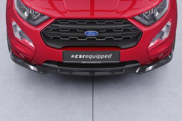 CSR Frontspoiler | Cup-Spoilerlippe mit ABE für Ford Ecosport MK2 ST-Line CSL910-L schwarz matt (Lackierung erforderlich)