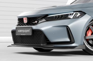 CSR Frontspoiler | Cup-Spoilerlippe mit ABE für Honda Civic (FL5) Type R CSL911-C Carbon Look glänzend (keine Lackierung erforderlich)