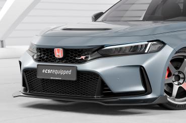CSR Frontspoiler | Cup-Spoilerlippe mit ABE für Honda Civic (FL5) Type R CSL911-C Carbon Look glänzend (keine Lackierung erforderlich)