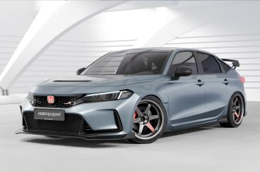 CSR Frontspoiler | Cup-Spoilerlippe mit ABE für Honda Civic (FL5) Type R CSL911-K Kupfer matt (keine Lackierung erforderlich)
