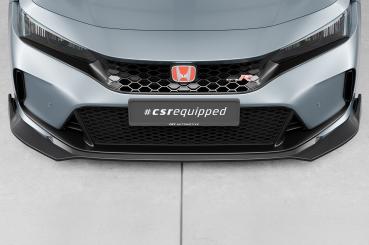 CSR Frontspoiler | Cup-Spoilerlippe mit ABE für Honda Civic (FL5) Type R CSL911-G Glossy schwarz glänzend (keine Lackierung erforderlich)