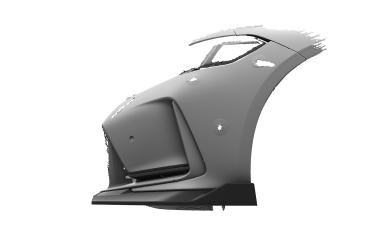 CSR Frontspoiler | Cup-Spoilerlippe mit ABE für Honda Civic (FL5) Type R CSL911-L Lackierung erforderlich (unlackiert)