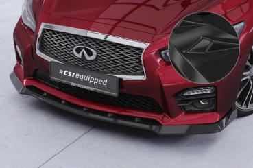 CSR Frontspoiler | Cup-Spoilerlippe mit ABE für Infiniti Q50 CSL914-G Glossy schwarz glänzend (keine Lackierung erforderlich)