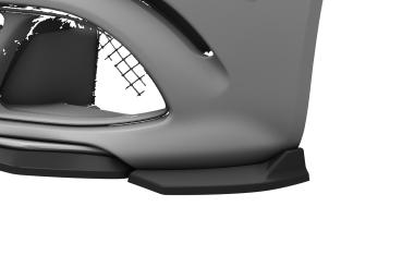 CSR Frontspoiler | Cup-Spoilerlippe mit ABE für Alfa Romeo Giulia Quadrifoglio CSL925-S schwarz matt strukturiert (keine Lackierung erforderlich)