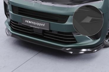 CSR Frontspoiler | Cup-Spoilerlippe mit ABE für Opel Zafira Life CSL926-S schwarz matt strukturiert (keine Lackierung erforderlich)