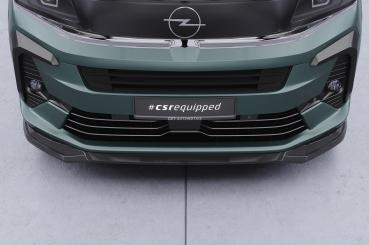 CSR Frontspoiler | Cup-Spoilerlippe mit ABE für Opel Zafira Life CSL926-L schwarz matt (Lackierung erforderlich)