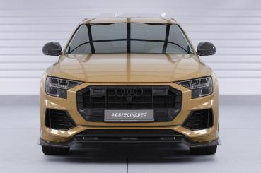 CSR Frontspoiler | Cup-Spoilerlippe mit ABE für Audi Q8 4M CSL931-L schwarz matt (Lackierung erforderlich)