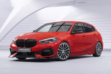 CSR Frontspoiler | Cup-Spoilerlippe mit ABE für BMW 1er F40 CSL933-L schwarz matt (Lackierung erforderlich)
