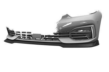 CSR Frontspoiler | Cup-Spoilerlippe mit ABE für BMW 1er F40 CSL933-L schwarz matt (Lackierung erforderlich)