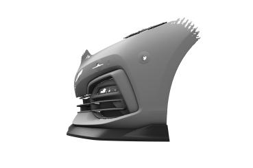 CSR Frontspoiler | Cup-Spoilerlippe mit ABE für BMW 1er F40 CSL933-L schwarz matt (Lackierung erforderlich)