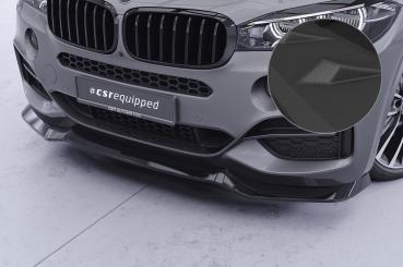 CSR Frontspoiler | Cup-Spoilerlippe mit ABE für BMW X5 (F15) M-Paket CSL934-S schwarz matt strukturiert (keine Lackierung erforderlich)